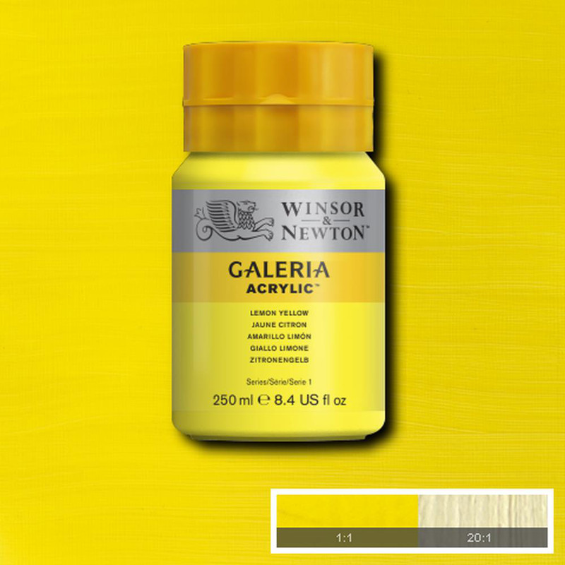 Image of Akrylfärg Galeria 250ml  Lemon yellow   346 2137346 094376899641