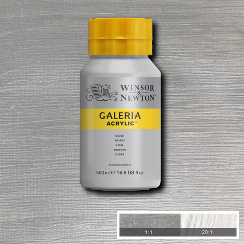 Image of Akrylfärg Galeria 500ml  Silver 617 2150617 094376899719