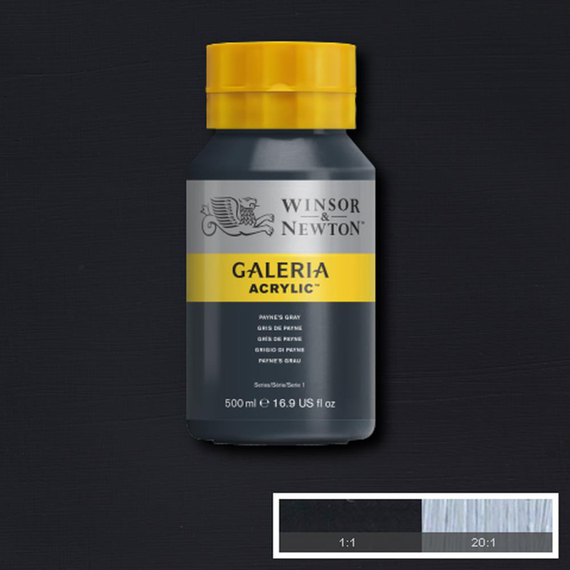 Image of Akrylfärg Galeria 500ml  Payne’s gray 465 2150465 094376899757
