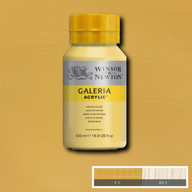 Image of Akrylfärg Galeria 500ml  Naples yellow 422 2150422 094376899788