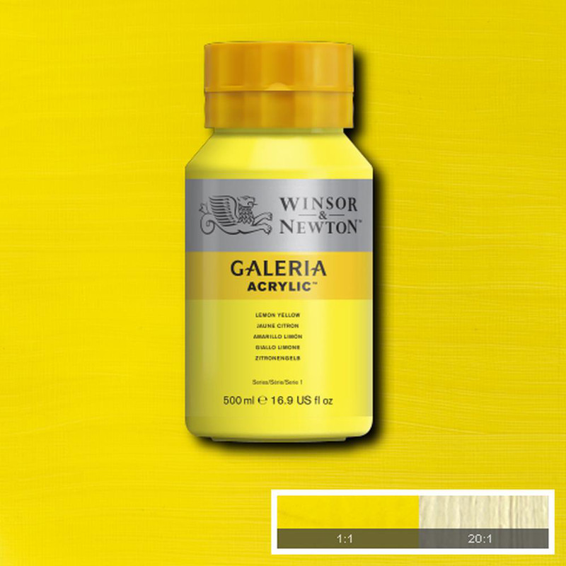 Image of Akrylfärg Galeria 500ml  Lemon yellow   346 2150346 884955101735