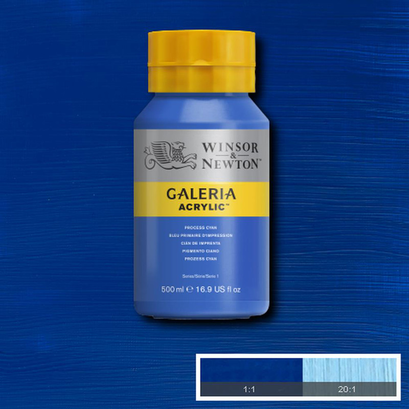 Image of Akrylfärg Galeria 500ml  Process cyan 535 * 2150535 094376899825