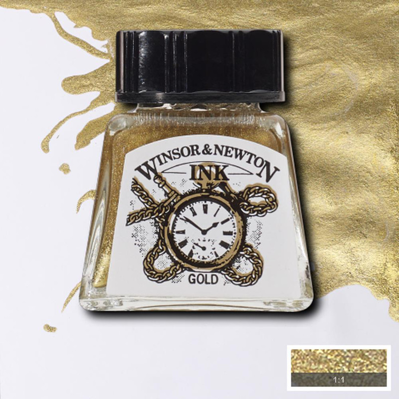 Image of Tusch Winsor & Newton 14ml  Gold 283 (6F) 1005283 094376899948