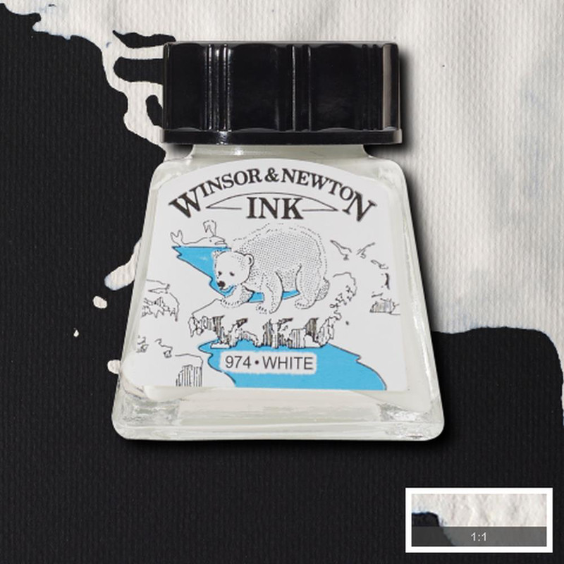 Image of Tusch Winsor & Newton 14ml  White 702 (6F) 1005702 094376899993