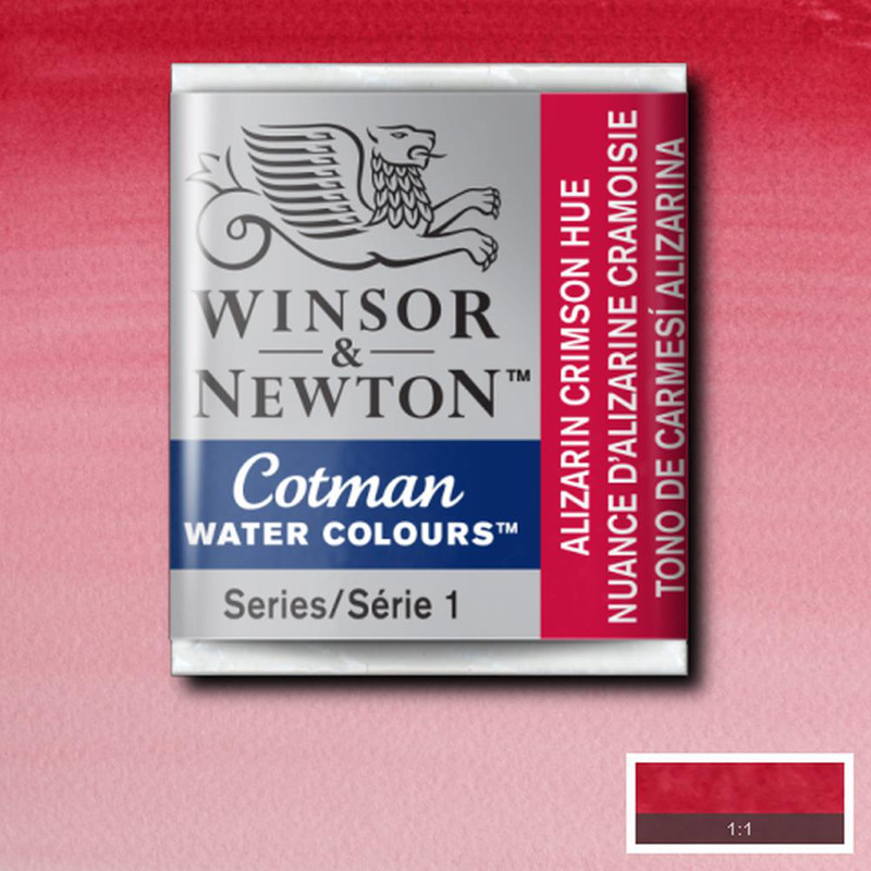 Image of Akvarellfärg Cotman 1/2-kopp  Alizarin crimson hue 003 0301003 094376901429