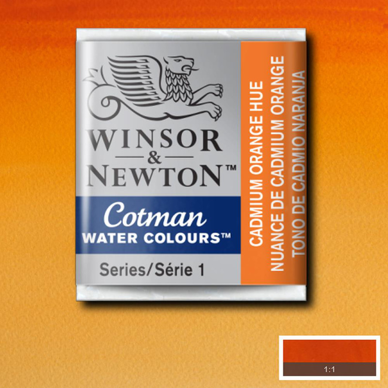 Image of Akvarellfärg Cotman 1/2-kopp  Cadmium orange hue 090 0301090 094376901450