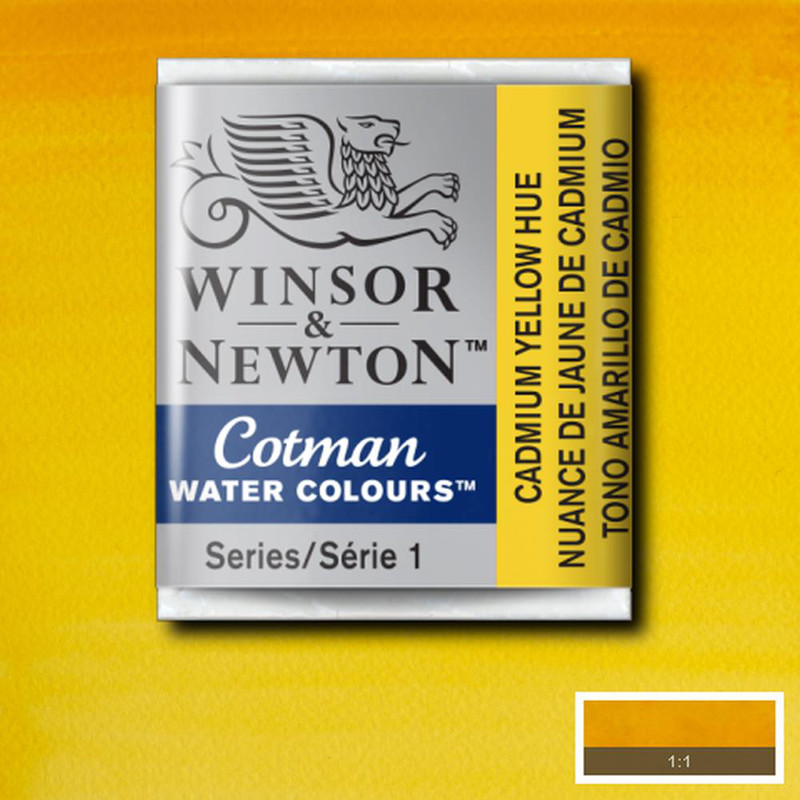 Image of Akvarellfärg Cotman 1/2-kopp  Cadmium yellow hue 109 0301109 094376901498