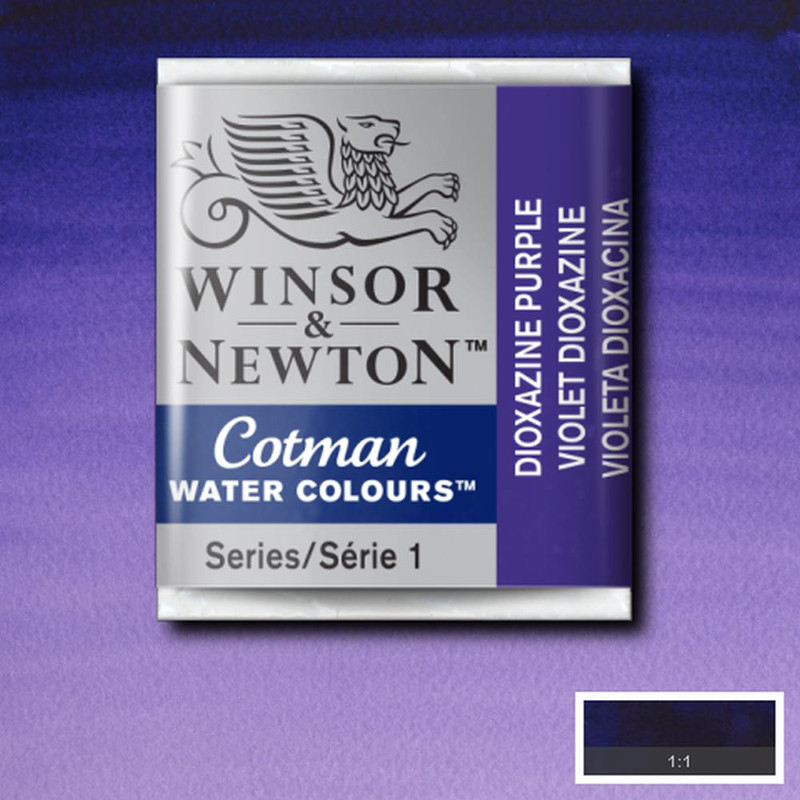 Image of Akvarellfärg Cotman 1/2-kopp  Dioxazine violet 231 0301231 094376901542
