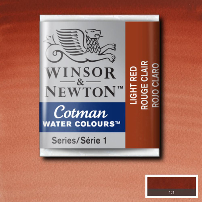 Image of Akvarellfärg Cotman 1/2-kopp  Light red 362 0301362 094376901665