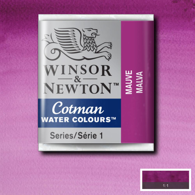 Image of Akvarellfärg Cotman 1/2-kopp  Mauve 398 0301398 094376901672