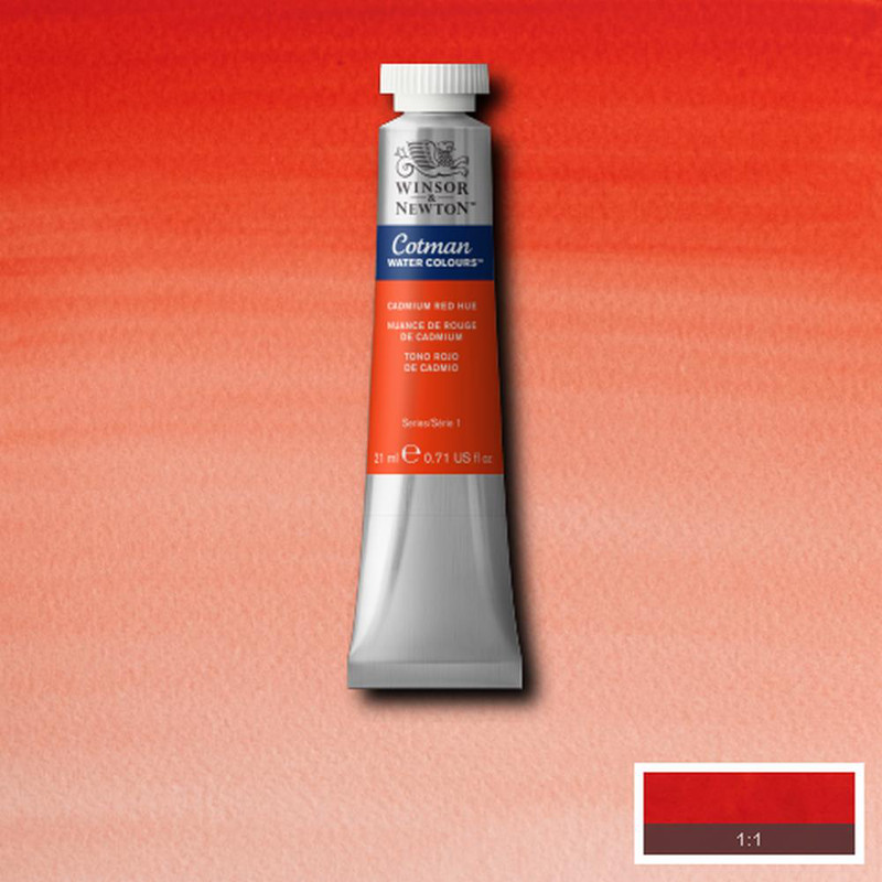 Image of Akvarellfärg Cotman 21ml  Cadmium red hue 095 (3F) 0308095 094376902365