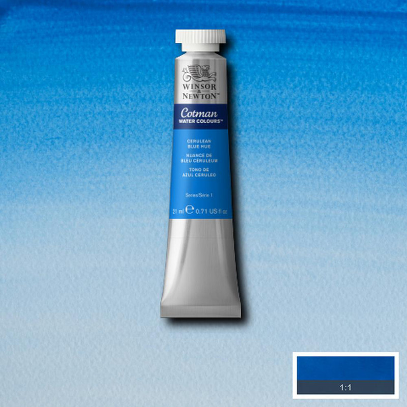 Image of Akvarellfärg Cotman 21ml  Cerulean blue hue 139 (3F) 0308139 094376902419