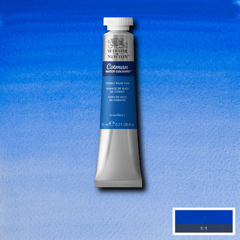 Image of Akvarellfärg Cotman 21ml  Cobalt blue hue 179 (3F) 0308179 094376902433
