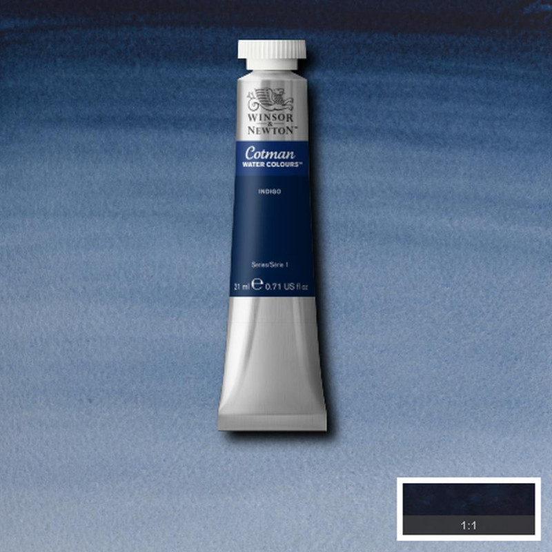 Image of Akvarellfärg Cotman 21ml  Indigo 322 (3F) 0308322 094376902501