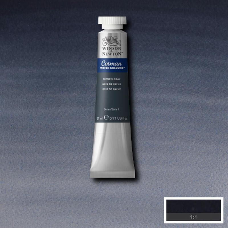Image of Akvarellfärg Cotman 21ml  Paynes grey 465 (3F) 0308465 094376902587