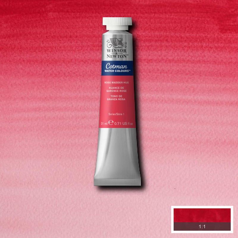 Image of Akvarellfärg Cotman 21ml  Rose madder hue 580 (3F) 0308580 094376902648