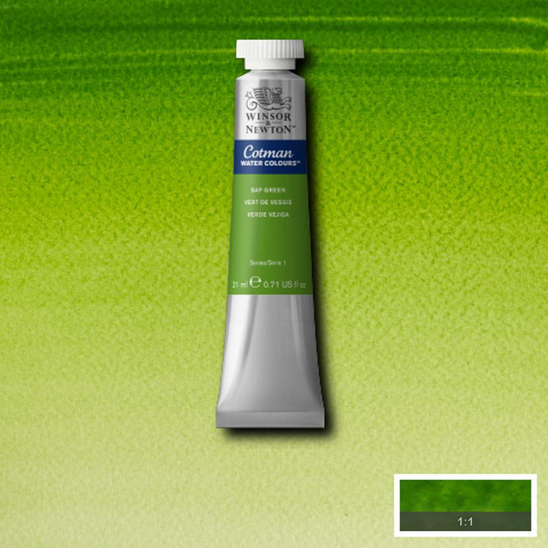 Image of Akvarellfärg Cotman 21ml  Sap green 599 (3F) 0308599 094376902655