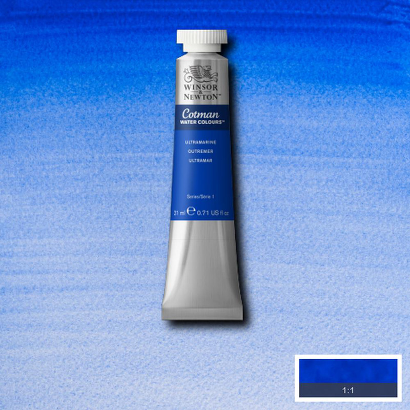 Image of Akvarellfärg Cotman 21ml  Ultramarine 660 (3F) 0308660 094376902686