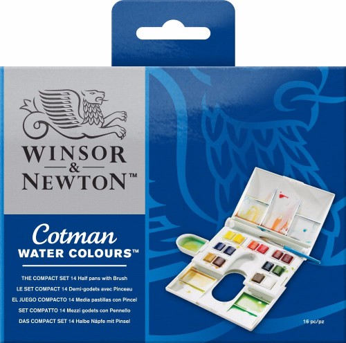 Image of Akvarellset Cotman compact set 14 ½ koppar 0390083 094376905328