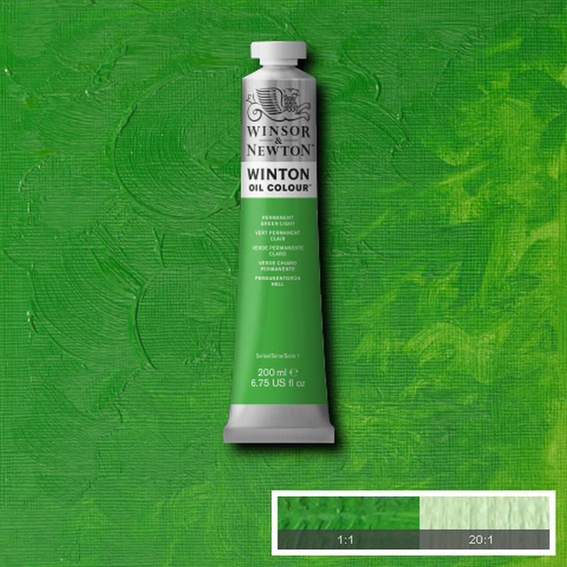 Image of Oljefärg Winton 200ml  Permanent green light  483 1437483 094376910278