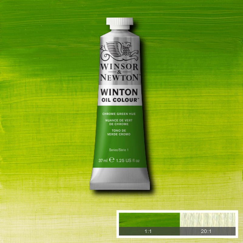 Image of Oljefärg Winton 37ml  Chrome green hue  145 (3F) 1414145 094376910292