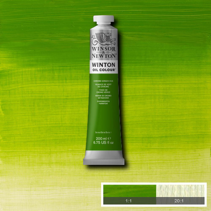 Image of Oljefärg Winton 200ml  Chrome green hue  145 1437145 094376910308