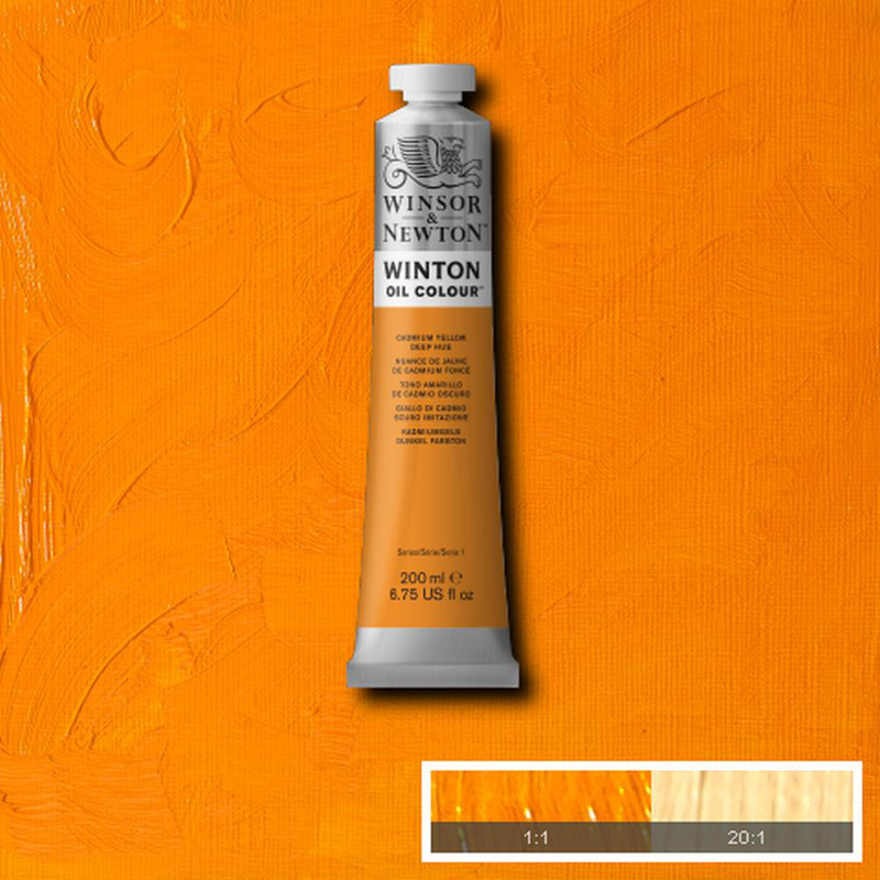 Image of Oljefärg Winton 200ml  Cadmium yellow deep hue  115 1437115 094376910490