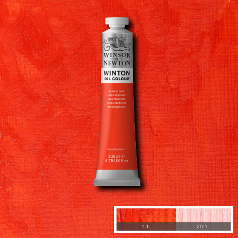 Image of Oljefärg Winton 200ml  Scarlet lake  603 1437603 094376910582