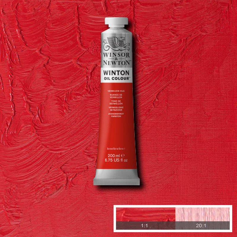 Image of Oljefärg Winton 200ml  Vermilion hue  682 1437682 094376910643