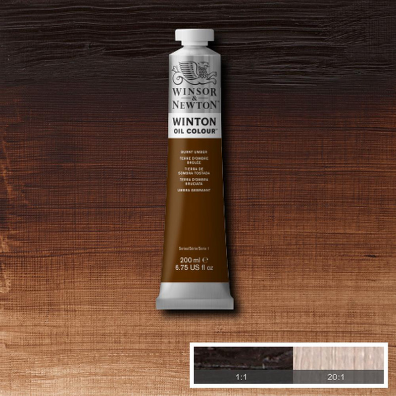 Image of Oljefärg Winton 200ml  Burnt umber  076 1437076 094376910964