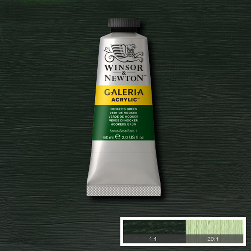 Image of Akrylfärg Galeria 60ml  Hooker’s Green 311 (3F) 2120311 094376912517
