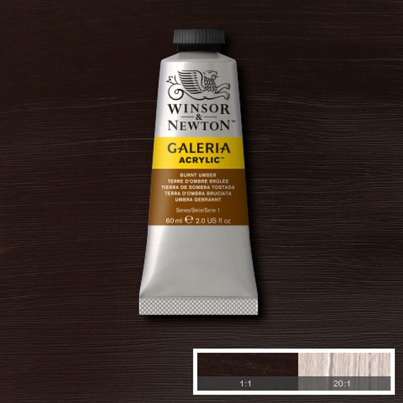 Image of Akrylfärg Galeria 60ml  Burnt umber 076 (3F) 2120076 094376913880