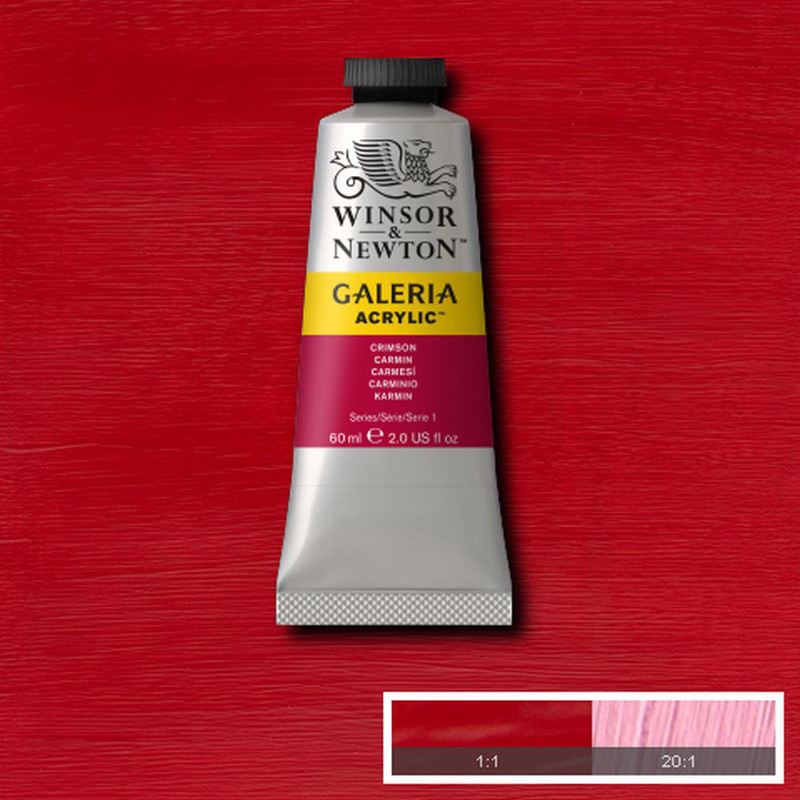 Image of Akrylfärg Galeria 60ml  Crimson 203 (3F) 2120203 094376913965