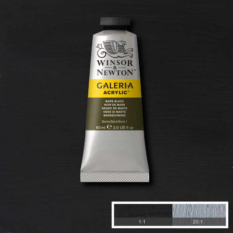 Image of Akrylfärg Galeria 60ml  Mars Black 386 (3F) 2120386 094376913972