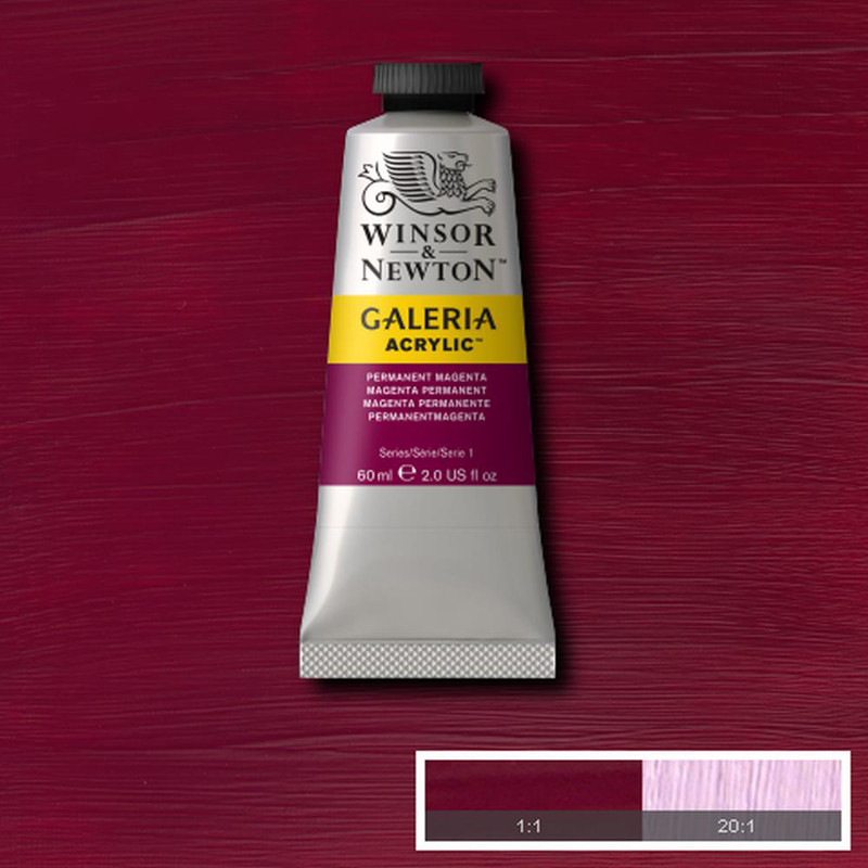 Image of Akrylfärg Galeria 60ml  Permanent magenta 488 (3F) 2120488 094376914016