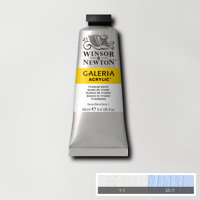 Image of Akrylfärg Galeria 60ml  Titanium white 644 (3F) * 2120644 094376914061