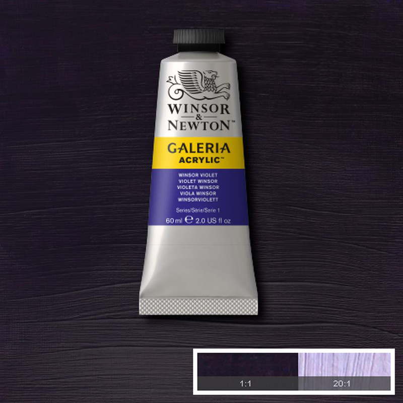 Image of Akrylfärg Galeria 60ml  Winsor violet 728 (3F) 2120728 094376914108