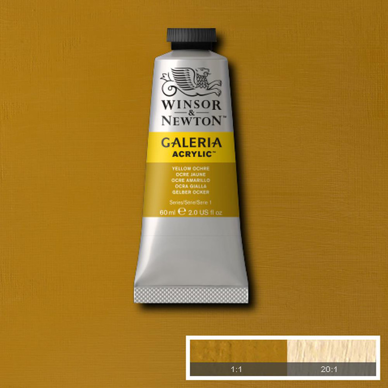 Image of Akrylfärg Galeria 60ml  Yellow ochre 744 (3F) * 2120744 094376914115
