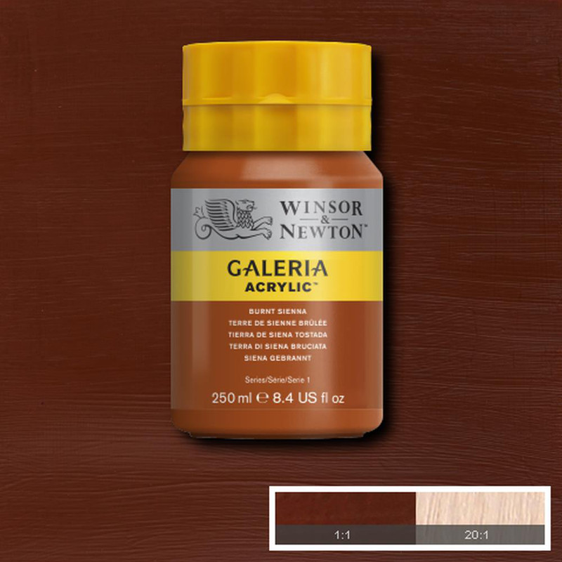 Image of Akrylfärg Galeria 250ml  Burnt sienna 074 * 2137074 094376914146