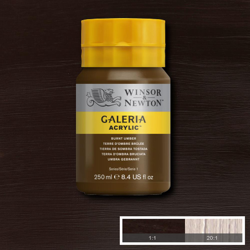 Image of Akrylfärg Galeria 250ml  Burnt umber 076 2137076 094376914153