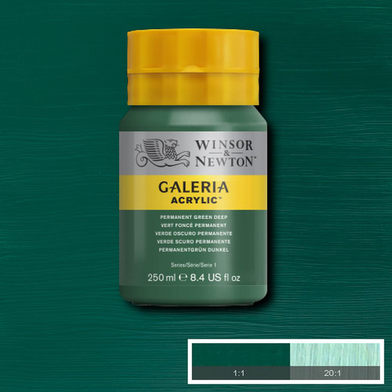 Image of Akrylfärg Galeria 250ml  Permanent green deep 482 2137482 094376914252