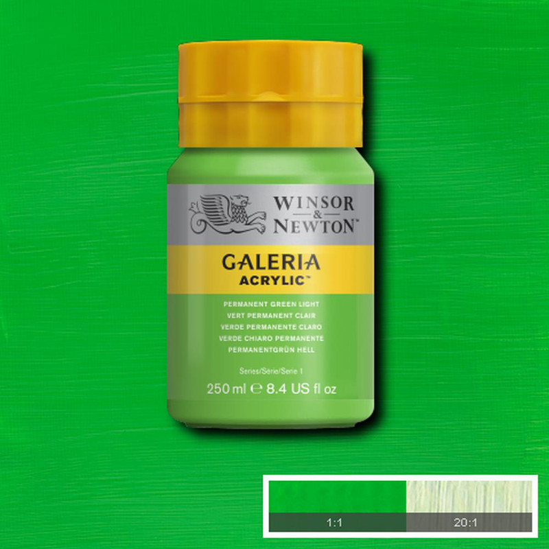Image of Akrylfärg Galeria 250ml  Permanent green light  483 2137483 094376914269