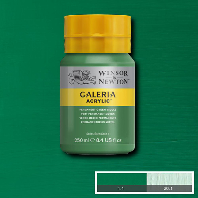 Image of Akrylfärg Galeria 250ml  Permanent green medium 484 2137484 094376914276
