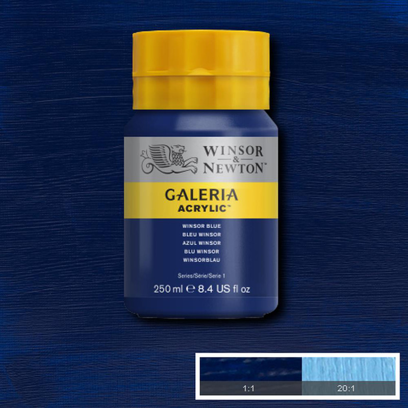 Image of Akrylfärg Galeria 250ml  Winsor blue 706 2137706 094376914368