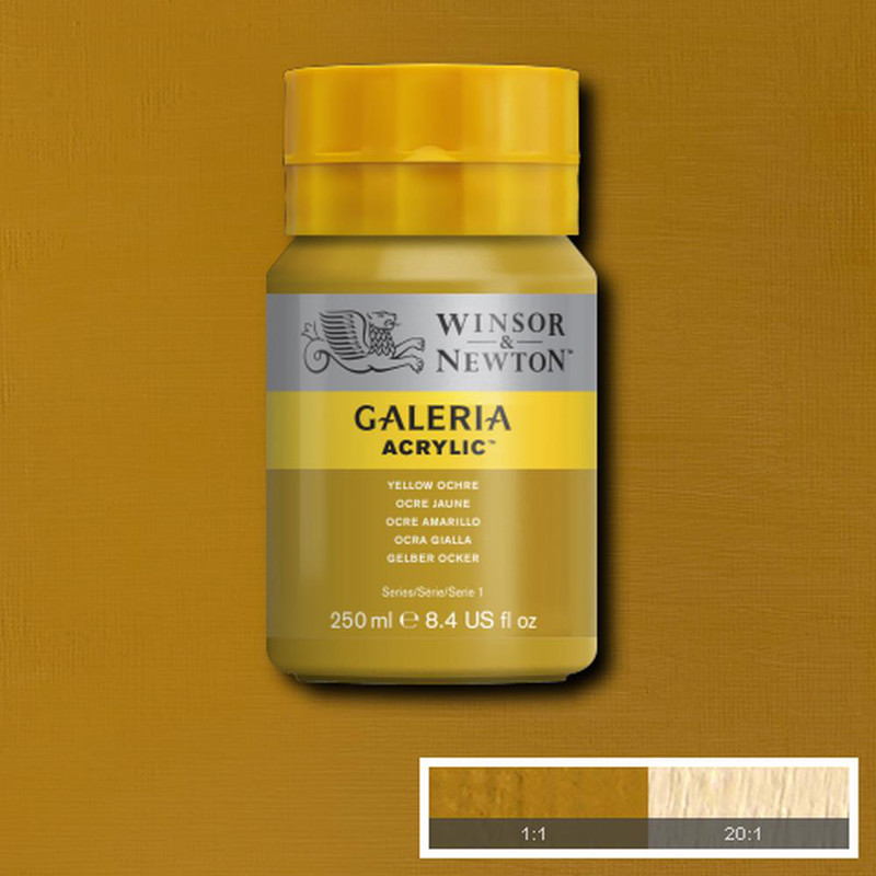 Image of Akrylfärg Galeria 250ml  Yellow ochre   744 * 2137744 884955101520
