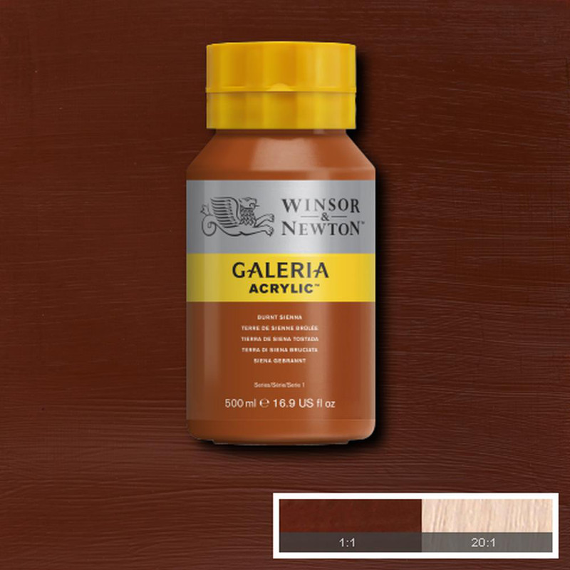 Image of Akrylfärg Galeria 500ml  Burnt sienna 074 * 2150074 884955101537