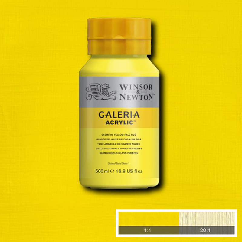 Image of Akrylfärg Galeria 500ml  Cadmium yellow pale hue 114 2150114 094376914436
