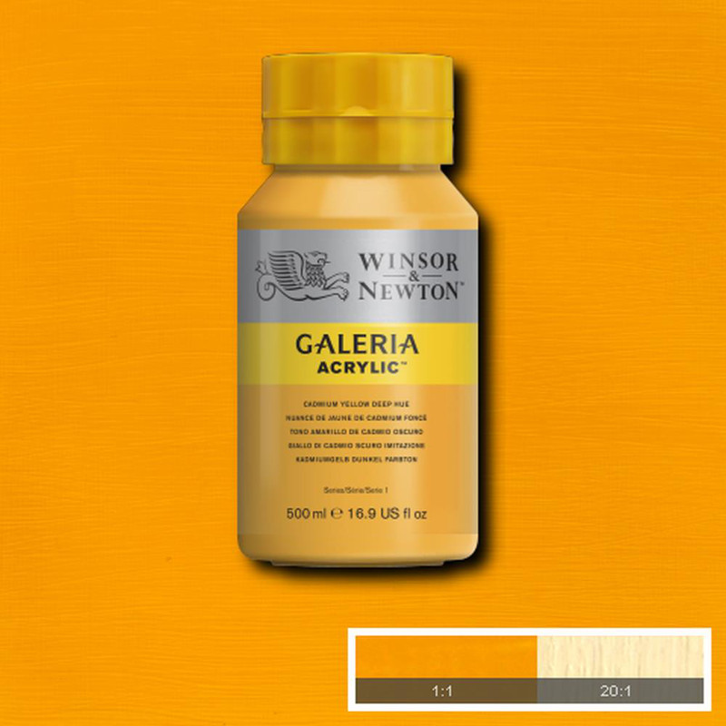 Image of Akrylfärg Galeria 500ml  Cadmium yellow deep hue 115 * 2150115 094376914443