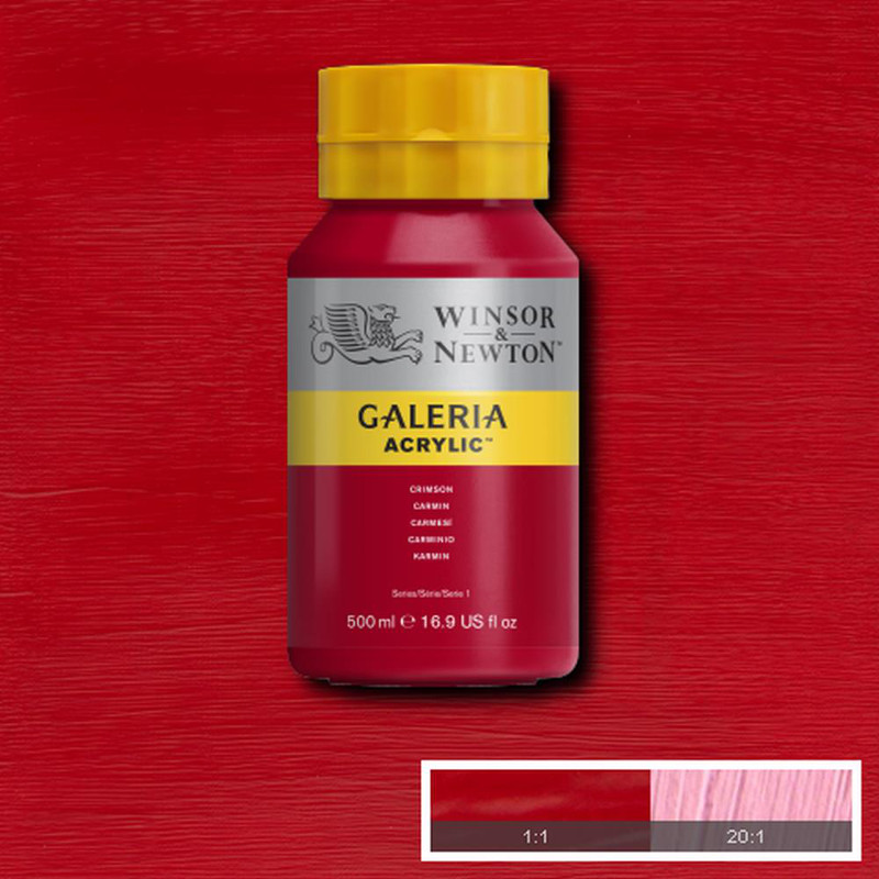 Image of Akrylfärg Galeria 500ml  Crimson 203 2150203 094376914757