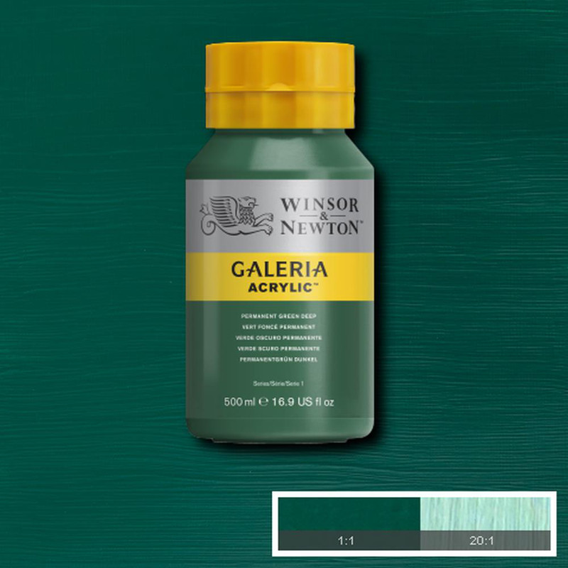 Image of Akrylfärg Galeria 500ml  Permanent green deep 482 2150482 094376914771
